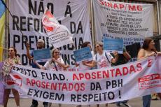 Ato pelo Dia Nacional do(a)s Aposentado(a)s e da Previdncia Social